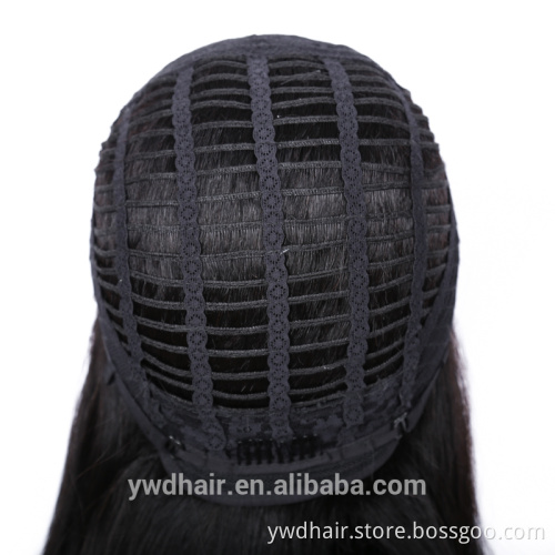 Grade 7A Virgin Hair human lace front wigs With baby hair Virgin Brazilian Straight Glueless Lace Front Wig